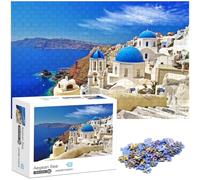 Ledeak 1000 Piece Jigsaw Puzzles for Adults, Challenging Brainteasing Jigsaw Puzzles for Adults Teenagers, Difficult Personalised Jigsaw Puzzle, Home Decoration Puzzle (Aegean Sea)
