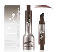 Ledeak Liquid Eyebrow Pen, Long Lasting Waterproof Eyebrow Pencil, Natural Shaping Brow Pen with Eyebrow Brush, Smudge Proof Eyebrow Makeup Dye Kit for Naturally Defined Eyebrows (Chocolate)