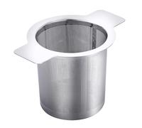 Leden Extra Fine Mesh Tea Strainer Stainless Steel Tea Infuser Steeper for Loose Leaf Tea and Coffee, Tea Filter with Large Capacity for Tea Cups, Teapots, Mugs, Double Handles