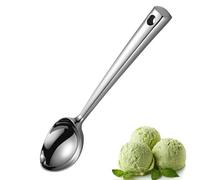 Leden Metal Ice Cream Scoop, Silver-a, Aluminum, Dishwasher Safe, 1 unit