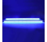 LEDENET Two 20" Blue LED Bar Aluminum Lighting 12V DC 30LEDs 5050 Grow Light- Aquarium LED Strip for Fish Tanks Waterproof IP67