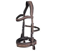 Leder-Kappzaum anatomic brown Pony