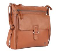 LEDERBUCK Shirley Large Soft Real Leather Womens Crossbody Handbags and Purses-Crossover Shoulder Bag(Valentines days Gifts), Cognac, L