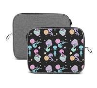 LEDFCVSU 14inch Laptop Case, Alien Snowflake Laptop Sleeve