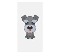 LEDFCVSU Beach Towel, Cute Schnauzer Dog Bath Towel, Pool Towel Great for Gym Swimming 80 X 160cm