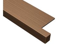 Ledge Guard Protectors,Home Window Sill Ledge Cover, Trims Bay Windows Edge Protector Plate, Cill Capping,for Bathroom, Living Room and Balcony(Luxury Walnut,120x25cm)