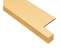 Ledge Guard Protectors,Home Window Sill Ledge Cover, Trims Bay Windows Edge Protector Plate, Cill Capping,for Bathroom, Living Room and Balcony(White Oak Straight Grain,100x15cm)