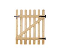Ledged and Braced Wooden Garden Pine Fence Gate The hot sale Natural 150cm x 90cm