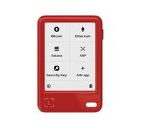 Ledger Nano Gen5 - The entry-level touchscreen crypto signer - Securely buy and trade digital assets via the Ledger Wallet app (Cherry Red)