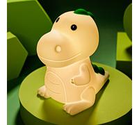 LEDHOLYT Night Light for Kids,Cute Silicone Nursery Dinosaurs Lamp for Baby and Toddler,Animal NightLight for Boys and Girls,Squishy Night Lamp for Bedroom,Kawaii Bedside Lamp for Kids Room(Dinosaur)