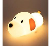 LEDHOLYT Night Light for Kids,Cute Silicone Nursery Puppy Lamp for Baby and Toddler,Animal NightLight for Boys and Girls,Squishy Night Lamp for Bedroom,Kawaii Bedside Lamp for Kids Room(Puppy)