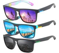 LEDING&BEST Sunglasses Polarised for Men Women Cool Fishing Driving Hiking Ultralight Unisex Classic Vintage Style Ultralight Shades Trave sun glasses UV Protection
