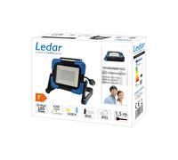 Ledino LED floodlight Ledar 6,500 K 120° black 50 W