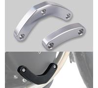LEDISHUN for Speed Twin 1200 900, Thruxton 1200 R RS, Bonneville T120, Street Twin, Street Cup, Motorcycle Engine Case Slider (for Triumph Vehicle) (Silver)