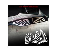 LEDISHUN Motorcycle Foot Pegs Pedal Kits Footboard Step Foot Rests Stainless steel Footrest For Zontes 350E E350 ZT 350