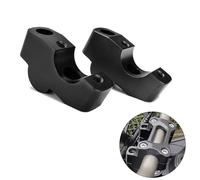 LEDISHUN Motorcycle Handlebar Handle Bar Riser Heighten Compatible with Honda XL750 TRANSALP AFRICA TWIN CRF1100 CRF1000L (Black)