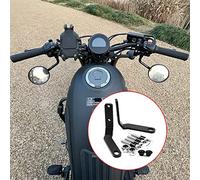 LEDISHUN Motorcycle Rearview Mirror Down Bracket Handlebar Rear View Side Mirror Forward kit compatible with Honda Rebel CMX500 CMX300 CMX250 Rebel 500 300 250 CMX