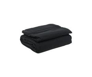 LEDJ 3 x 2m Black Serge Drape