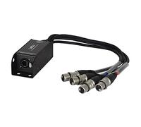 LEDJ EtherCON to DMX Multicore Adaptor 3-Pin Female XLR Tails