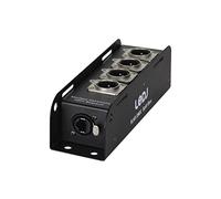 LEDJ EtherCON to DMX Multicore Adaptor 3-Pin Male XLR Plugs
