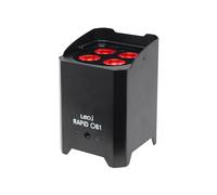 LEDJ Rapid QB1 HEX Battery Uplighter Black