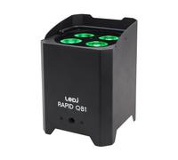 LEDJ Rapid QB1 RGBA IP Uplighter Black