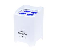LEDJ Rapid QB1 RGBW Battery-Powered LED Uplighter White Housing