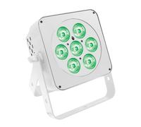 LEDJ Slimline 7Q5 RGBA LED Par Can White Housing