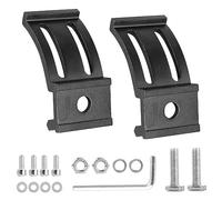 LEDKITO Slide Mounting Bracket LED Bar Base Mounting Brackets Universal Adjustable Side Bracket Kit for Most Work Lights Pod Lights from 4 inch up to 52 inch (Pack of 2)