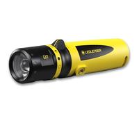 Ledlenser ATEX EX7 Zone 0 LED Intrinsically Safe Torch, 200 Lumen, Waterproof, AA Battery Flashlight, Up to 45 Hours Run Time, Inc Belt Clip, For Use in Explosive Atmospheres - Fuel Tanks, Grain Silos