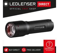 Ledlenser C7 Classic LED Torch AAA Battery, 450 Lumen Super Bright Flashlight, 3 Modes, Adjustable Focus, Water Resistant, Long Battery Life Up to 25 Hours for Camping, DIY, Dog Walking, Emergency