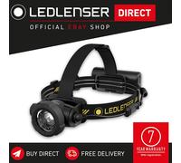 Ledlenser H15R Pro Rechargeable Work Head Torch USB-C, 3000lm, Inc Helmet Mount