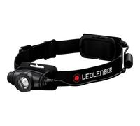 Ledlenser H5R - Rechargeable LED Head Torch, Super Bright 500 Lumens Headlamp, Water Resistant (IP67), Camping, Hiking Equipment, Rechargeable Work Head Torch, Up to 50 Hours Running Time