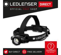 Ledlenser H7R Rechargeable Head Torch LED , 1200lm, 350m Beam, IP67, USB-C