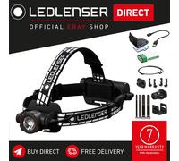 Ledlenser H7R Signature Rechargable 1200 lm Bluetooth LED Head Torch inc Add-ons