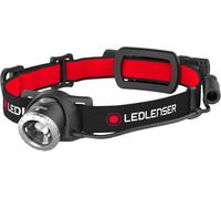 Ledlenser H8R Rechargeable Head Torch - 600 Lumens, Focusable Beam, Red Rear Lig