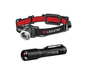 Ledlenser H8R Rechargeable Head Torch + Free LED Lenser P3 Core Pocket Torch