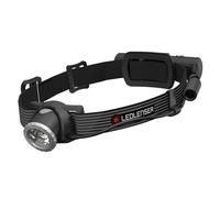 Ledlenser H8R SE Rechargeable LED Head Torch, 700lm, 130m Beam, IP54 | Adjustable Focus, up to 70h Runtime, Red Rear Safety Light, 158g, Inc Storage Pouch, For DIY, Camping, Hiking, Work