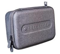 Ledlenser Hard Shell Travel Case Type B - 7.2 x 20 x 13.5 cm, Storage Protection for Torches, Head Torches, Cables, Electronic Devices with Interior Elastic Loops & Mesh Pocket.
