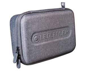 Ledlenser Hard Shell Travel Case Type B - 7.2 x 20 x 13.5 cm, Storage Protection for Torches, Head Torches, Cables, Electronic Devices with Interior Elastic Loops & Mesh Pocket.