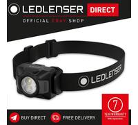 Ledlenser HF4 LED Head Torch, 450lm, 110m Beam, IP67, AAA Battery Powered