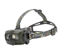 Ledlenser HF8R Core RGB Fishing Head Torch Rechargeable, Camouflage, 1600lm, 8 Modes inc Red, Green, Blue LED Light, Up to 90hrs Runtime, Adjustable Focus, Waterproof, Essential Camping Equipment