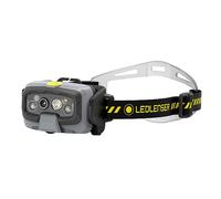 Ledlenser HF8R Work Rechargeable 1600 Lumen Head Torch - 80 CRI, Includes Digital Focus, Waterproof, Front Red Light, Helmet Mounting Option, Bright, Versatile Headlamp for Work and Adventure