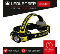Ledlenser iH11R Rechargeable 1000 Lumen LED Head Torch inc RGB Light /Helmet Kit