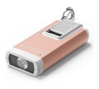 Ledlenser K6R Key Ring Torch LED Rechargeable, 400 Lumens, 30g Lightweight Pocket Torch, Up To 10 Hours Run Time, Inc Red Light Mode, Ideal Emergency Light, Easily Clip to Keys, Purse, Bag, Dog Collar