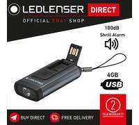Ledlenser K6R Safety 4GB Rechargable 400 lm Keyring Floodlight with Shrill Alarm