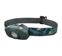 Ledlenser KidLED2 - Battery Powered Kids Outdoor LED Head Torch, Super Bright 40 Lumens Headlamp, Detachable Light, Kids Camping Torch, Dog Walking Head Torch, Up to 20 Hours Charge (Green)