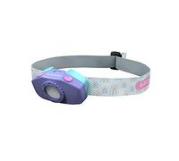 Ledlenser KidLED2 - Battery Powered Kids Outdoor LED Head Torch, Super Bright 40 Lumens Headlamp, Detachable Light, Kids Camping Torch, Dog Walking Head Torch, Up to 20 Hours Charge (Purple)