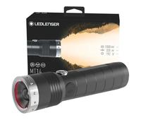 Ledlenser MT14 - Rechargeable LED Torch, Water Resistant (IP54) Super Bright 1000 Lumens, Powerful Searchlight Torch, Dog Walking, Hiking & Camping Equipment, Up to 192 Hours Running Time