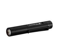 Ledlenser P2R Rechargeable Torch, 200lm, 90m Beam, Pocket Size Penlight | Dual Power-Accepts AAA Battery, 36g, Adjustable Focus, USB-C, Up to 8h Battery, IP54, For Dog Walking, Hiking, Kids Camping